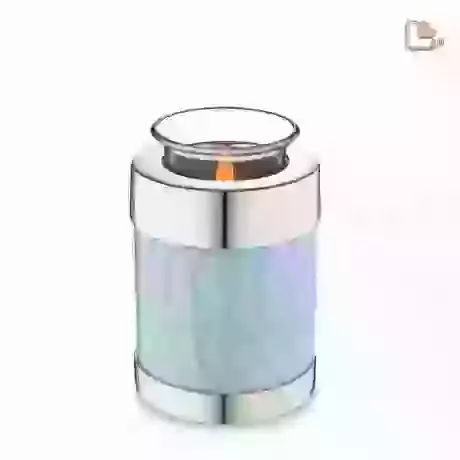 Blue Candle Urn